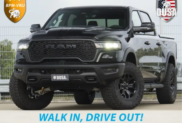 | 1500 | Rebel | Night | 4x4 | Crew Cab | 3.0L Twin-turbo I6 | BPM-VRIJ Pano | Harman Kardon | Leder interieur Getoonde accessoires zijn verkrijgbaar tegen meerprijs