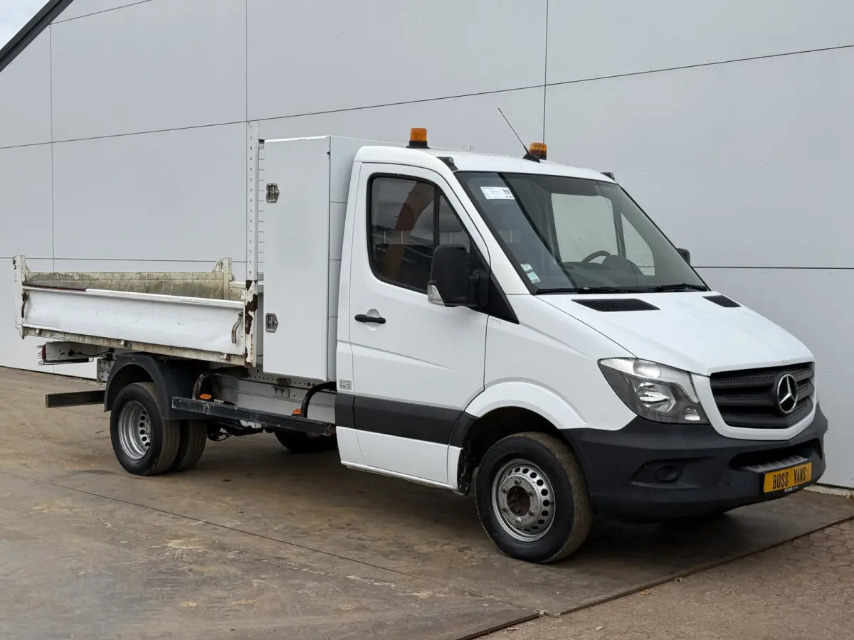 514 2.2 CDI Kipper Open Laadbak Dubbellucht Kist 3.5t Trekhaak Euro 6 Cruise Control Benne Tipper