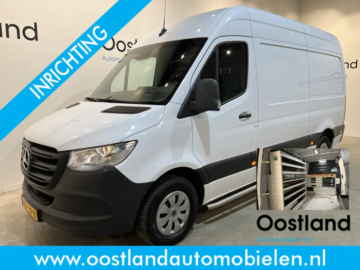 311 CDI L2H2 RWD / Euro 6 / Servicebus / Bott inrichting / 220V / Airco / Oprijplaat / Compressor / CarPlay / Camera