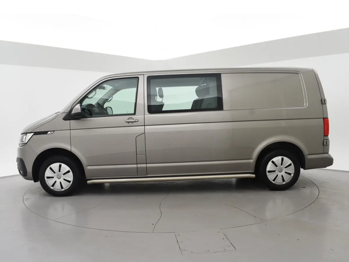 T6.1 2.0 TDI 150 PK L2H1 DUBBEL CABINE + CARPLAY | TREKHAAK 2500 KG | MOJAVE BEIGE