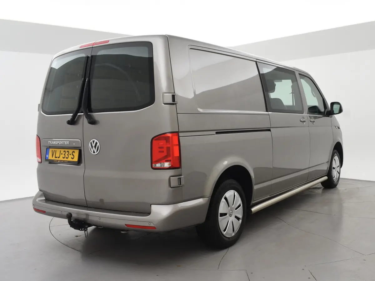 T6.1 2.0 TDI 150 PK L2H1 DUBBEL CABINE + CARPLAY | TREKHAAK 2500 KG | MOJAVE BEIGE
