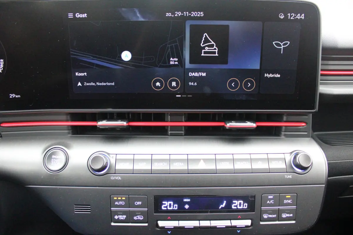 1.6 GDI 130PK HEV N LINE | *NIEUWE AUTO!* | NAVIGATIE | DRAADLOZE APPLE CARPLAY/ANDROID AUTO | ADAPTIVE CRUISE CONTROL | CLIMATE CONTROL | DODEHOEK DETECTIE | DRAADLOZE TELEFOONLADER |  18" 