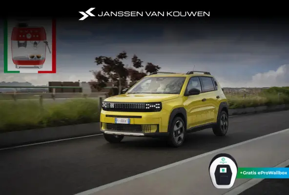 La Prima 11 kW 44 kWh Fiat Grande Panda La Prima 44 KWh / Nu te bestellen / FIAT Dealer Flevoland