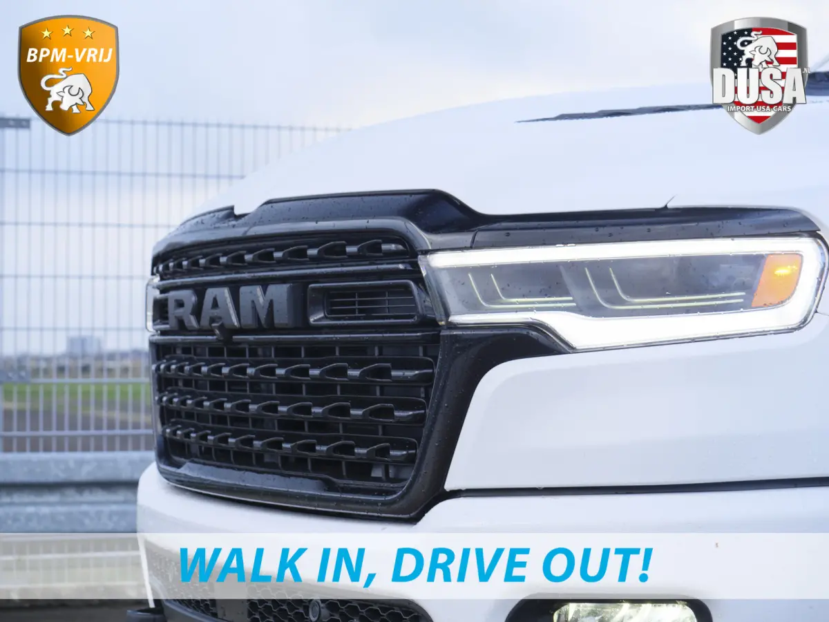 | 1500 | Limited | Night | 3.0L Twin-Turbo I6 | High Output | RAMBOX Massage stoelen | Passenger Display | RAMBOX Getoonde accessoires zijn verkrijgbaar tegen meerprijs