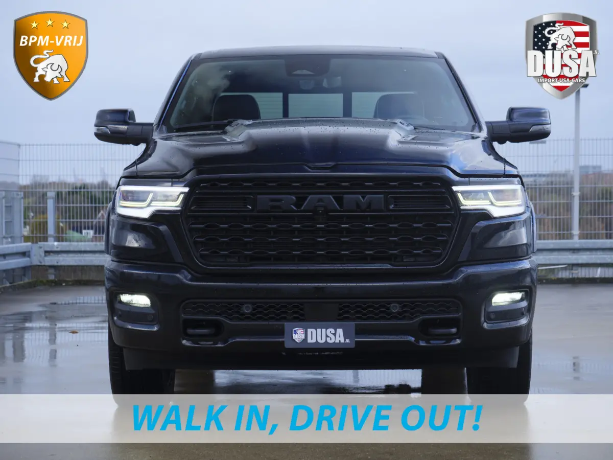 1500 | Limited | Night | 3.0L Twin-Turbo I6 | High Output | RAMBOX Passenger Display | 14,4 Touch Screen | INCL BPM-VOORDEEL Getoonde accessoires zijn verkrijgbaar tegen meerprijs