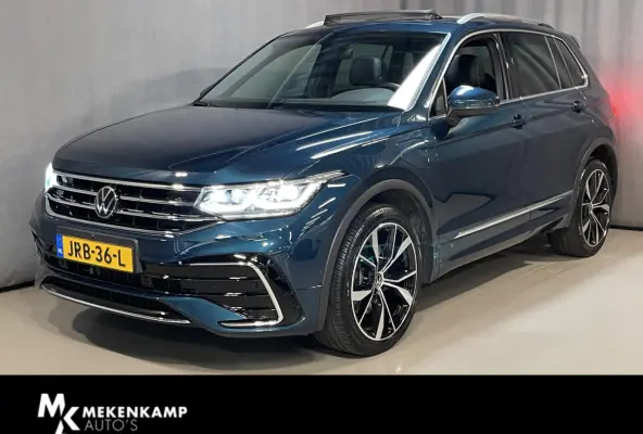 1.4 TSI eHybrid R-Line Business+ FABRIEKSGARANTIE TOT 03-2027 20"/VOL Leder + memory/Panoramadak/360 camera/Elektrische klep/Dodehoek/Stuur + stoelverwarming/IQ Lights/Adaptieve cruise
