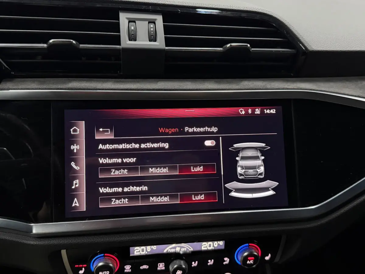 RSQ3 2.5 TFSI Quattro 400PK BTW!/MATRIX/VIRTUAL/PANO/LEER+S.VERWARMING/B&O/21"LMV/360/LINE/ACC/ECC/12 MDN GARANTIE!