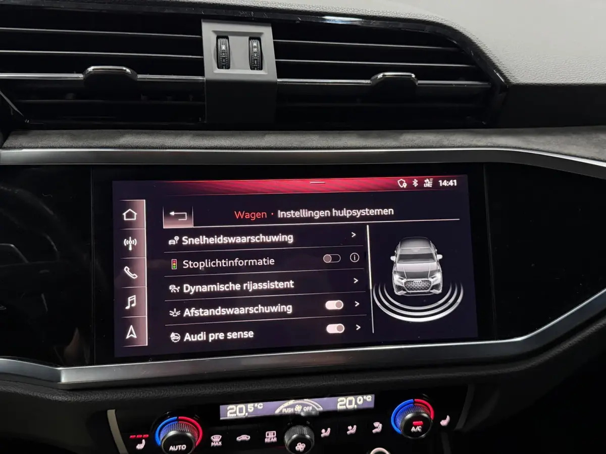 RSQ3 2.5 TFSI Quattro 400PK BTW!/MATRIX/VIRTUAL/PANO/LEER+S.VERWARMING/B&O/21"LMV/360/LINE/ACC/ECC/12 MDN GARANTIE!