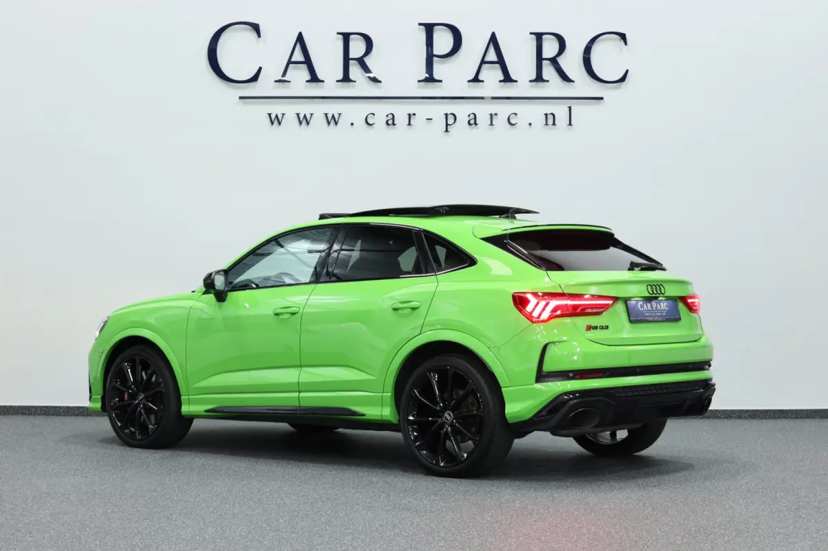 RSQ3 2.5 TFSI Quattro 400PK BTW!/MATRIX/VIRTUAL/PANO/LEER+S.VERWARMING/B&O/21"LMV/360/LINE/ACC/ECC/12 MDN GARANTIE!