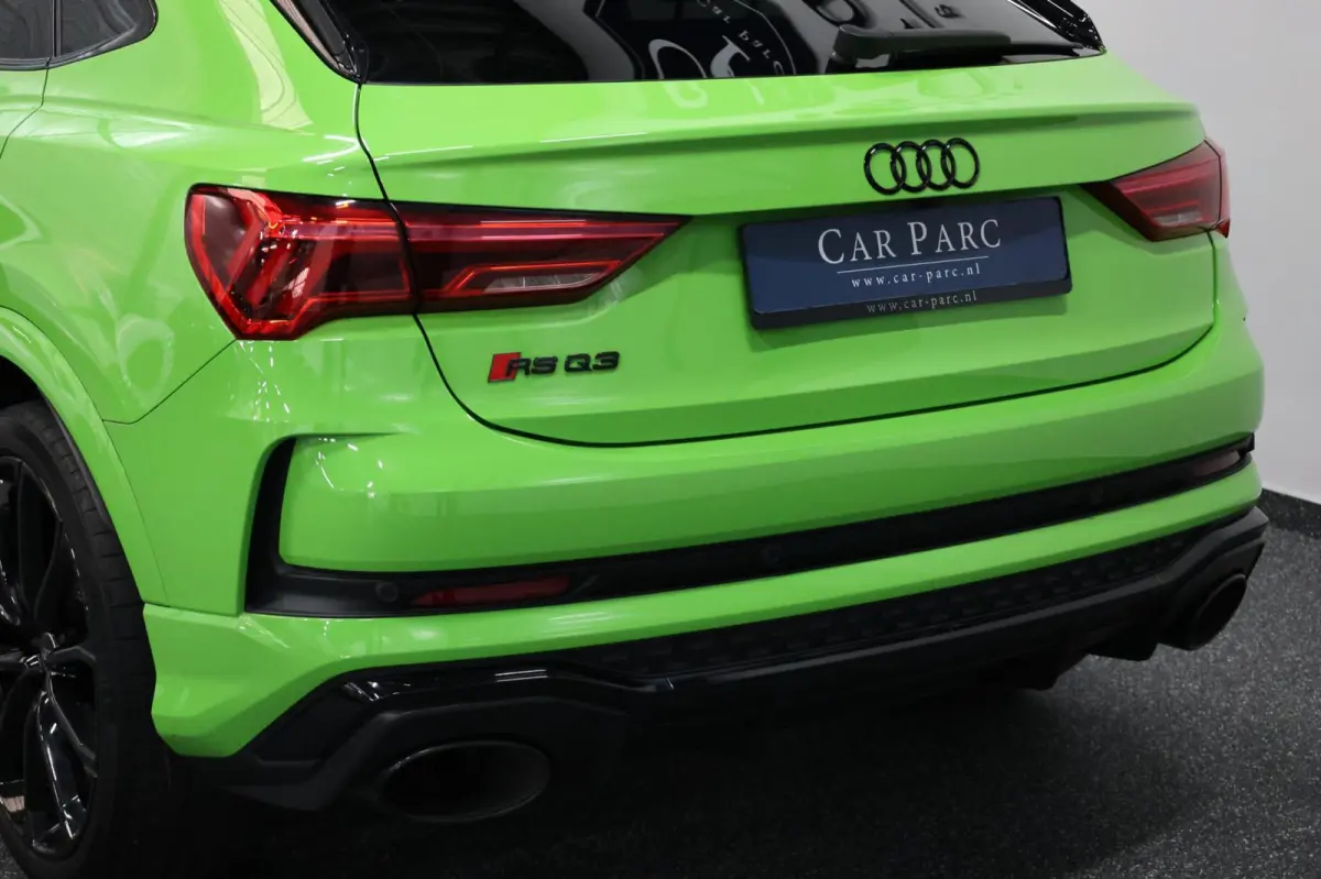 RSQ3 2.5 TFSI Quattro 400PK BTW!/MATRIX/VIRTUAL/PANO/LEER+S.VERWARMING/B&O/21"LMV/360/LINE/ACC/ECC/12 MDN GARANTIE!