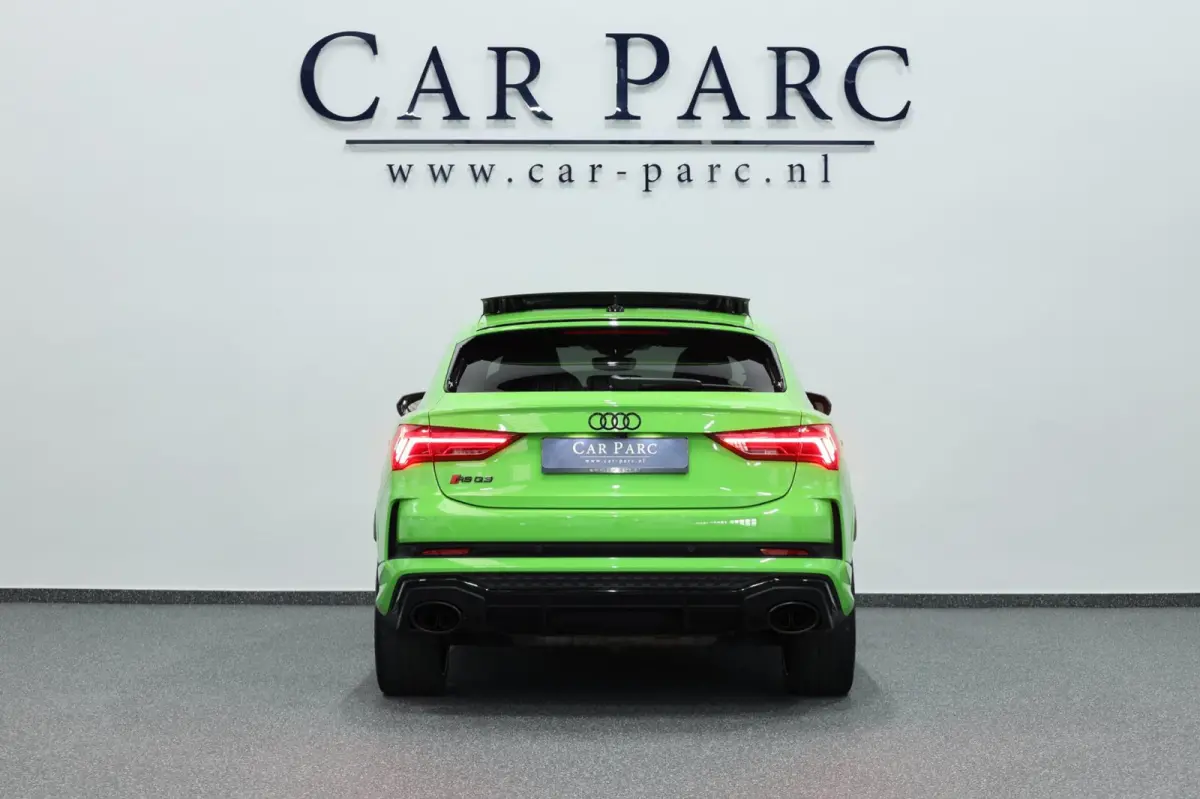 RSQ3 2.5 TFSI Quattro 400PK BTW!/MATRIX/VIRTUAL/PANO/LEER+S.VERWARMING/B&O/21"LMV/360/LINE/ACC/ECC/12 MDN GARANTIE!