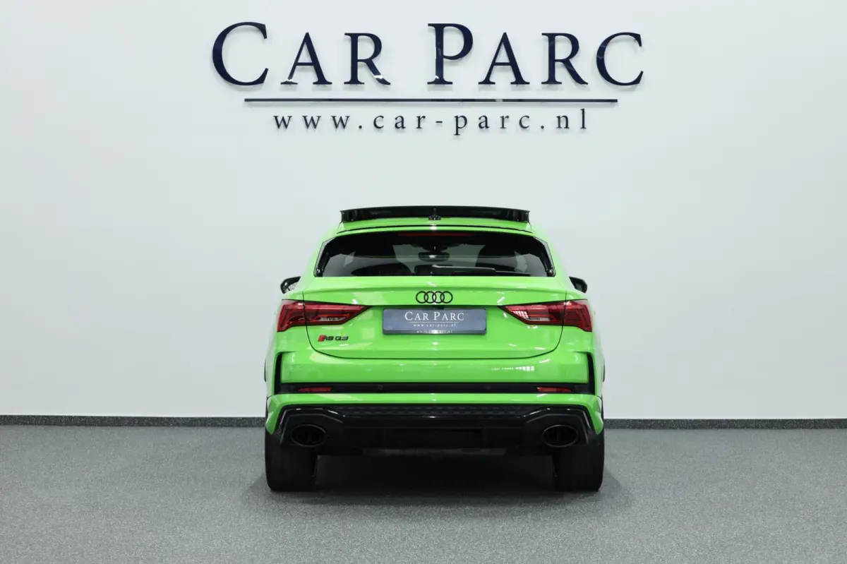 RSQ3 2.5 TFSI Quattro 400PK BTW!/MATRIX/VIRTUAL/PANO/LEER+S.VERWARMING/B&O/21"LMV/360/LINE/ACC/ECC/12 MDN GARANTIE!