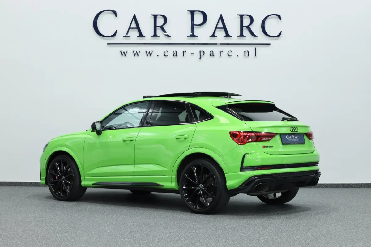 RSQ3 2.5 TFSI Quattro 400PK BTW!/MATRIX/VIRTUAL/PANO/LEER+S.VERWARMING/B&O/21"LMV/360/LINE/ACC/ECC/12 MDN GARANTIE!