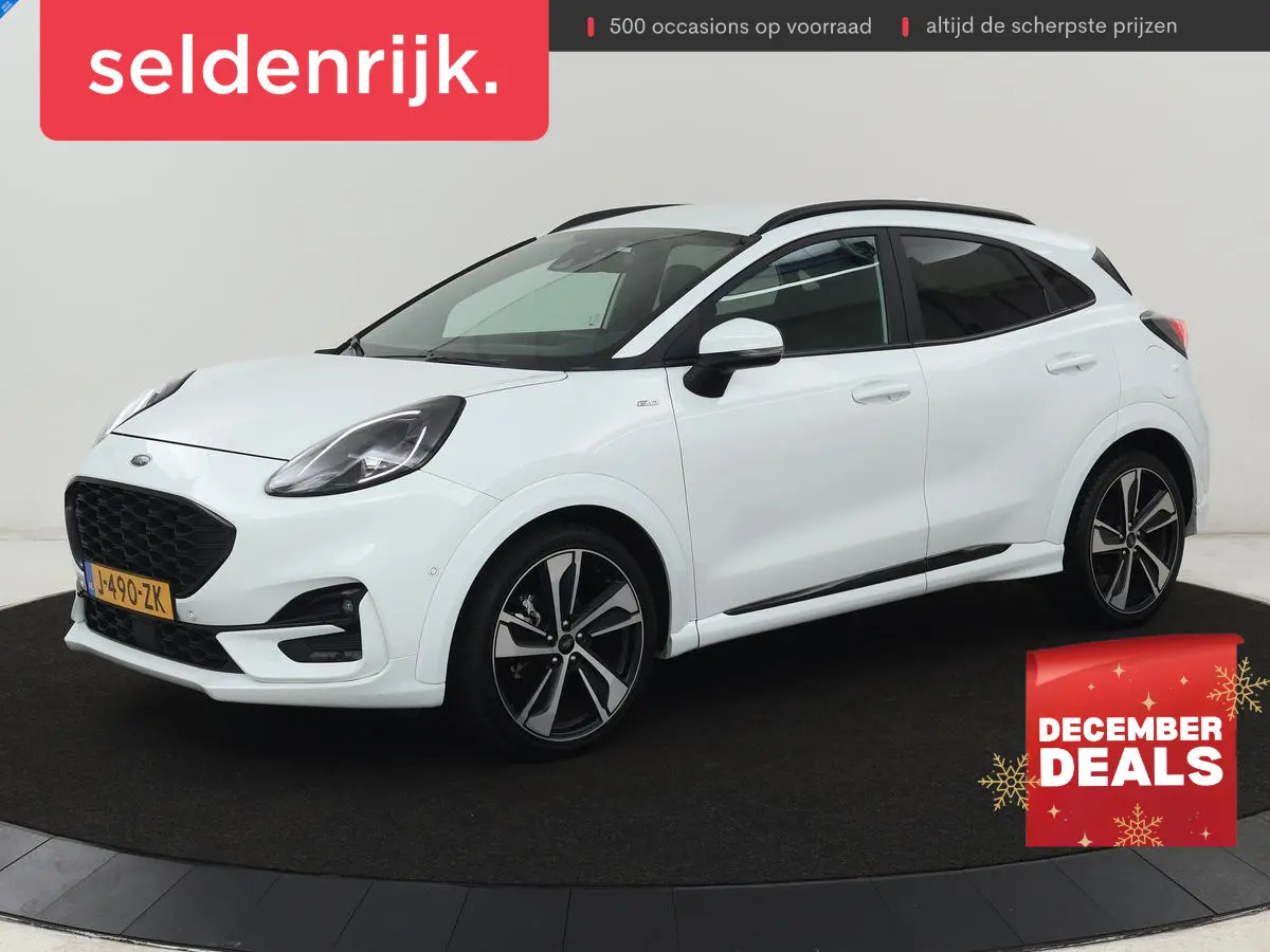 1.0 EcoBoost Hybrid ST-Line X | Adaptive cruise | Camera | Half leder | B&O Sound | Carplay | Navigatie | Digital Cockpit | Full LED | Dodehoek detectie | Climate control | Bluetooth