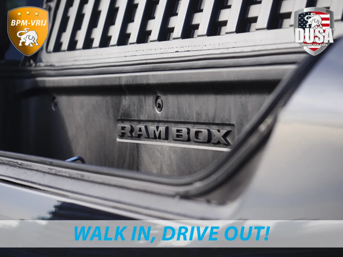 | 1500 | Limited | Night | 3.0L Twin-Turbo I6 | High Output | BPM-VRIJ Passenger Display | 14,4 Touch Screen | RAMBOX Getoonde accessoires zijn verkrijgbaar tegen meerprijs