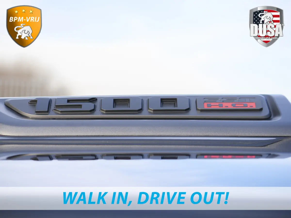 | 1500 | Limited | Night | 3.0L Twin-Turbo I6 | High Output | BPM-VRIJ Passenger Display | 14,4 Touch Screen | RAMBOX Getoonde accessoires zijn verkrijgbaar tegen meerprijs