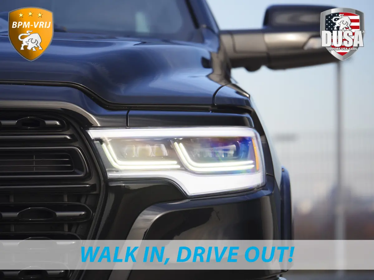 | 1500 | Limited | Night | 3.0L Twin-Turbo I6 | High Output | BPM-VRIJ Passenger Display | 14,4 Touch Screen | RAMBOX Getoonde accessoires zijn verkrijgbaar tegen meerprijs