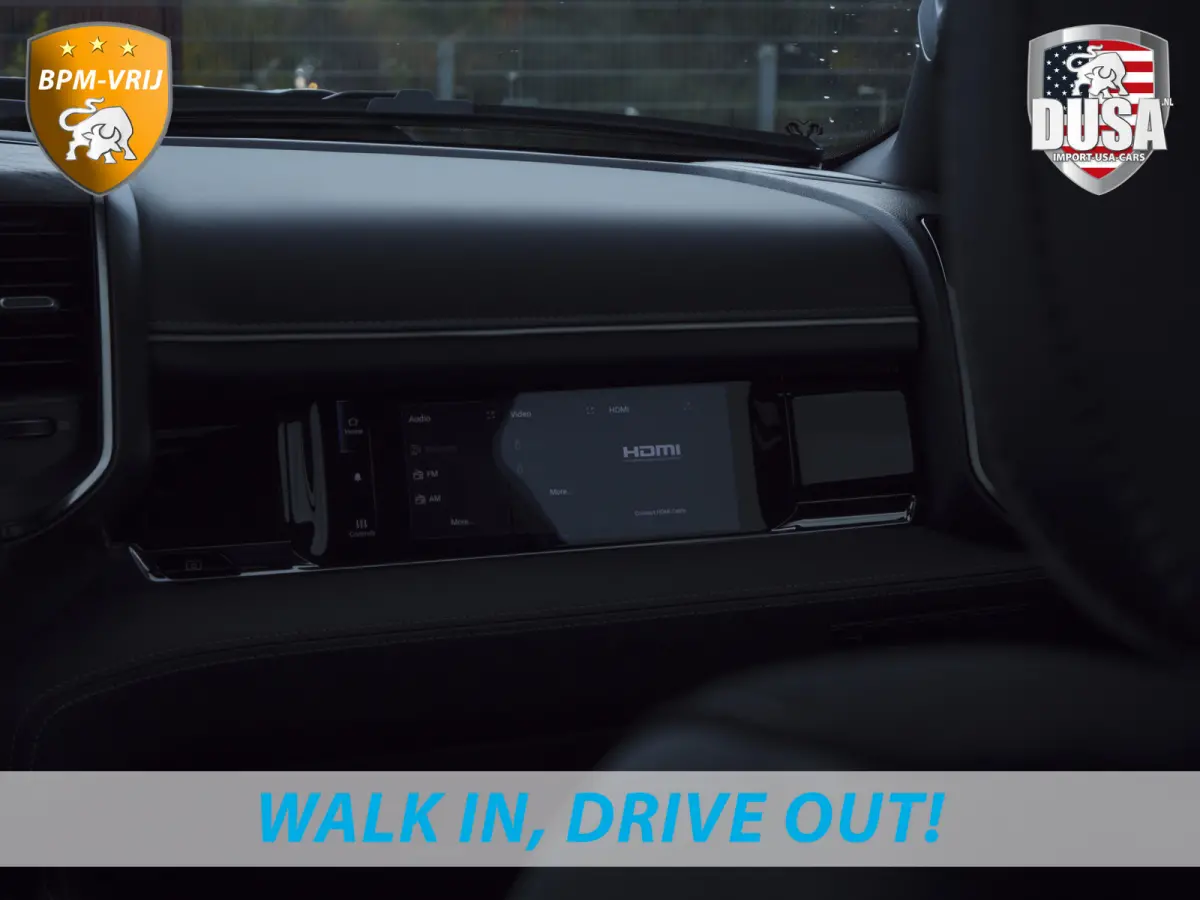 | 1500 | Limited | Night | 3.0L Twin-Turbo I6 | High Output | BPM-VRIJ Passenger Display | 14,4 Touch Screen | RAMBOX Getoonde accessoires zijn verkrijgbaar tegen meerprijs