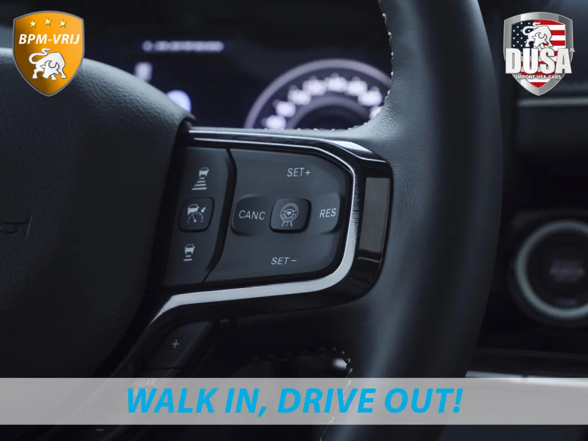 | 1500 | Limited | Night | 3.0L Twin-Turbo I6 | High Output | BPM-VRIJ Massage stoelen | Harman Kardon | Passenger Display | RAMBOX Getoonde accessoires zijn verkrijgbaar tegen meerprijs