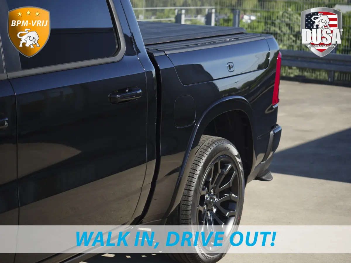 | 1500 | Limited | 3.0L Twin-Turbo I6 | High Output | BPM-VRIJ Passenger Display | 14,4 Touch Screen | RAMBOX Getoonde accessoires zijn verkrijgbaar tegen meerprijs