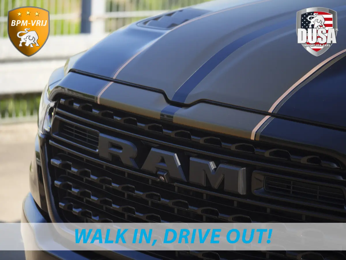 | 1500 | Limited | 3.0L Twin-Turbo I6 | High Output | BPM-VRIJ Passenger Display | 14,4 Touch Screen | RAMBOX Getoonde accessoires zijn verkrijgbaar tegen meerprijs