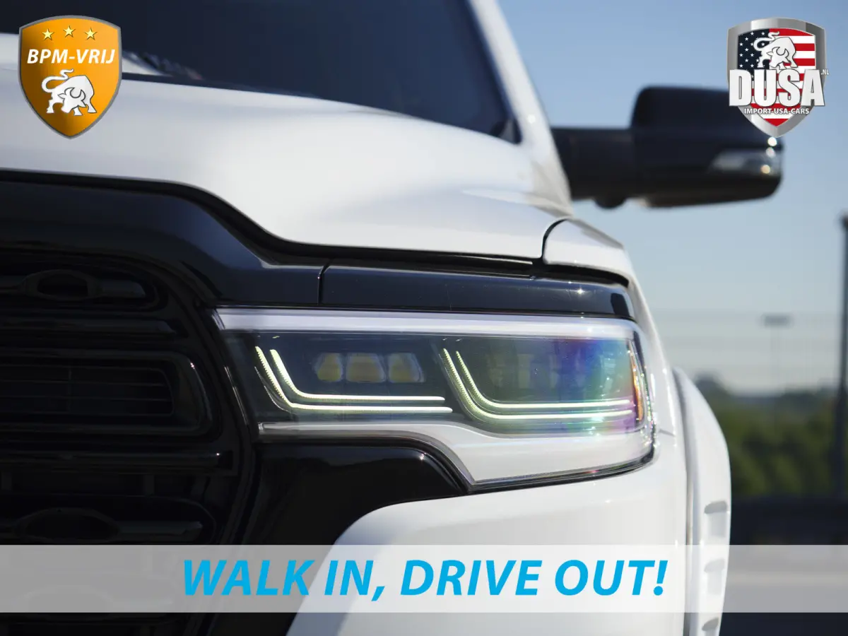 | 1500 | Limited | 3.0L Twin-Turbo I6 | High Output | BPM-VRIJ Passenger Display | 14,4 Touch Screen | RAMBOX Getoonde accessoires zijn verkrijgbaar tegen meerprijs