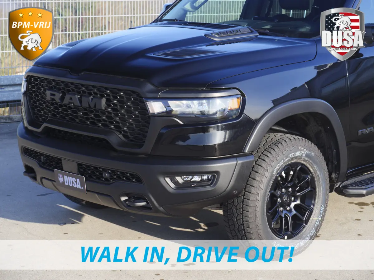 | 1500 | Rebel | Premium | 4x4 | Crew Cab | 3.0L Twin-turbo I6 | BPM-VRIJ 10,2 inch Passenger Screen | Harman Kardon | Getoonde accessoires zijn verkrijgbaar tegen meerprijs