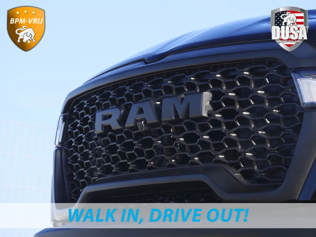 | 1500 | Rebel | Premium | 4x4 | Crew Cab | 3.0L Twin-turbo I6 | BPM-VRIJ 10,2 inch Passenger Screen | Harman Kardon | Getoonde accessoires zijn verkrijgbaar tegen meerprijs