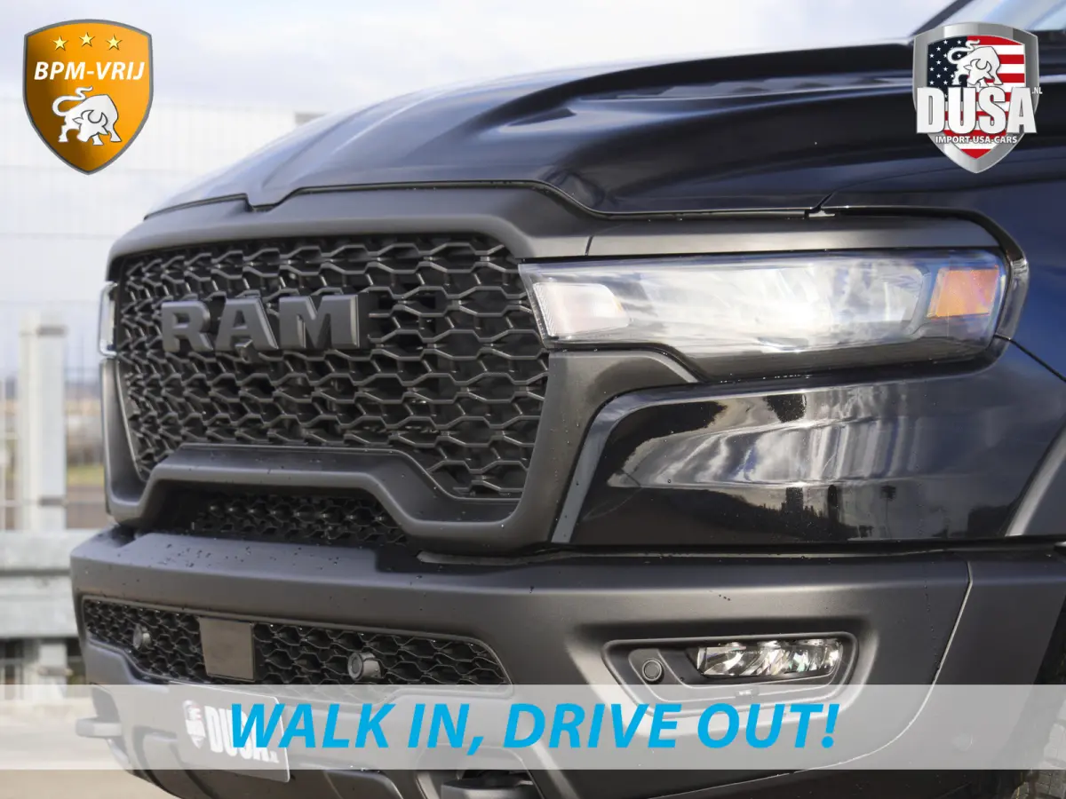 | 1500 | Rebel | Premium | 4x4 | Crew Cab | 3.0L Twin-turbo I6 | BPM-VRIJ 14,4 inch Touchscreen | Panorama | Harman Kardon | Getoonde accessoires zijn verkrijgbaar tegen meerprijs