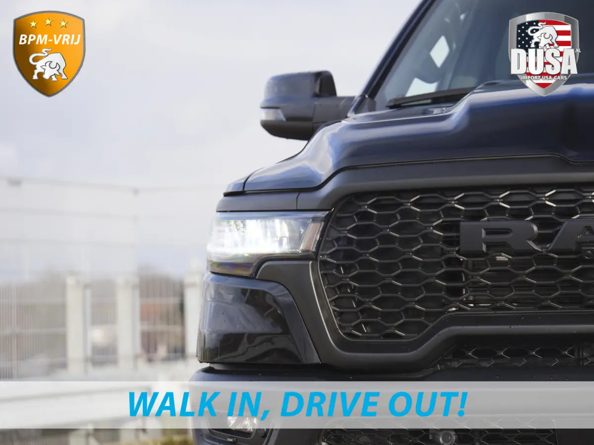 | 1500 | Rebel | Premium | 4x4 | Crew Cab | 3.0L Twin-turbo I6 | BPM-VRIJ 14,4 inch Touchscreen | Panorama | Harman Kardon | Getoonde accessoires zijn verkrijgbaar tegen meerprijs
