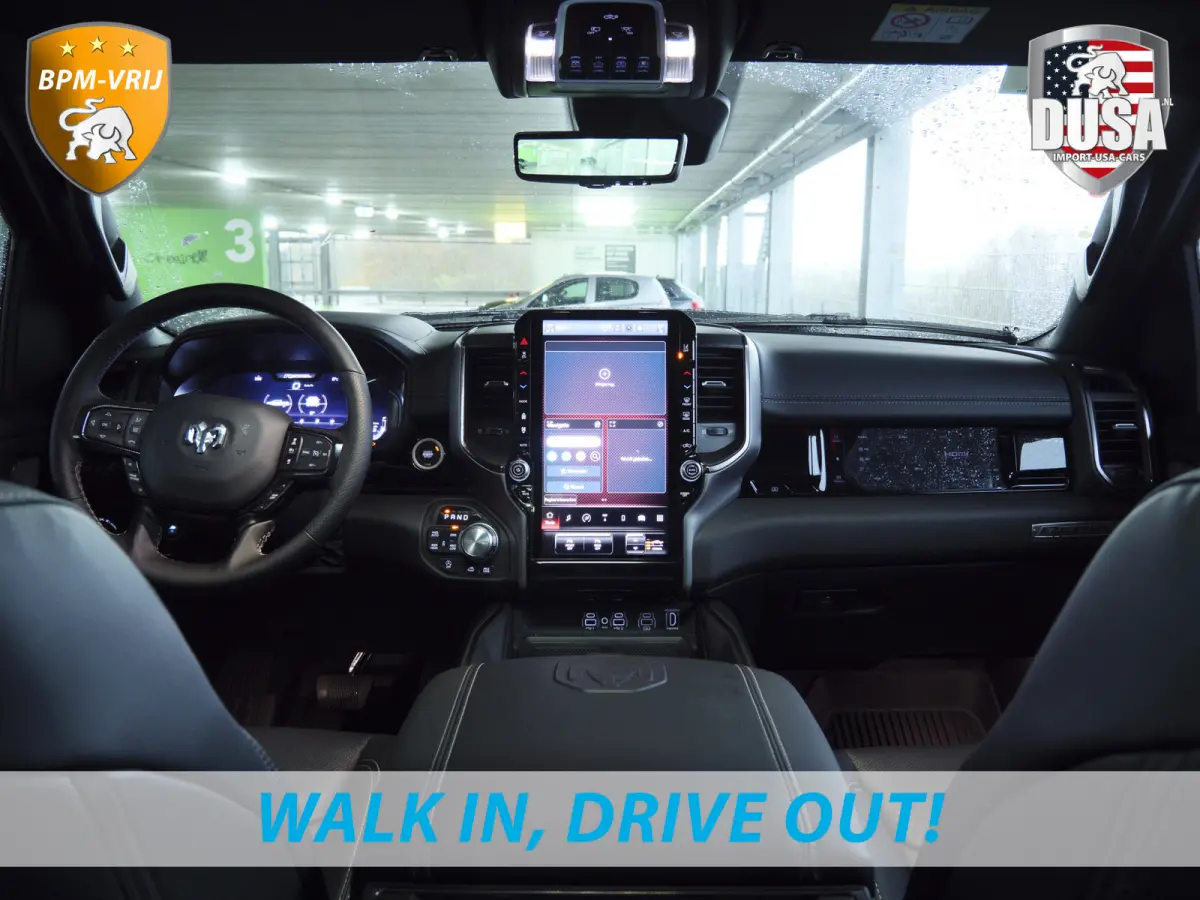 | 1500 | Rebel | Premium | 4x4 | Crew Cab | 3.0L Twin-turbo I6 | BPM-VRIJ 14,4 inch Touchscreen | Panorama | Harman Kardon | Getoonde accessoires zijn verkrijgbaar tegen meerprijs