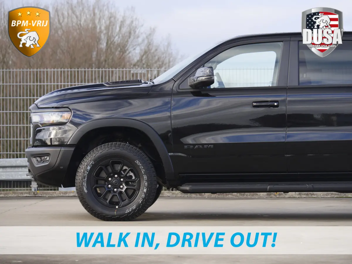 | 1500 | Rebel | Premium | 4x4 | Crew Cab | 3.0L Twin-turbo I6 | BPM-VRIJ 14,4 inch Touchscreen | Panorama | Harman Kardon | Getoonde accessoires zijn verkrijgbaar tegen meerprijs