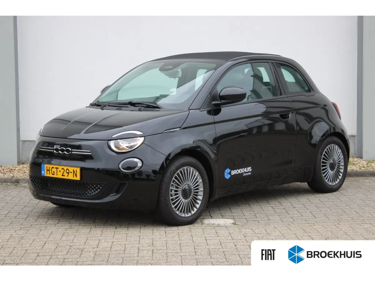500e / Cabrio/elektrisch Icon 24 kWh / Cabrio / Navigatie / Voorstoelen Verwarmd / Bluetooth / Cruise Control /