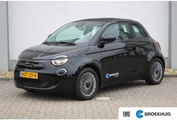 500e / Cabrio/elektrisch Icon 24 kWh / Cabrio / Navigatie / Voorstoelen Verwarmd / Bluetooth / Cruise Control /