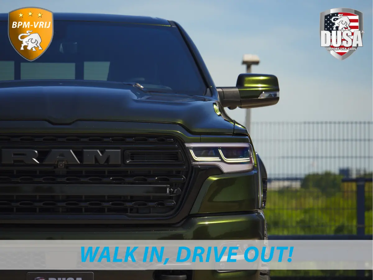 | 1500 | Limited | 3.0L Twin-Turbo I6 | High Output | BPM-VRIJ Passenger Display | 14,4 Touch Screen | Harman Kardon | RAMBOX Getoonde accessoires zijn verkrijgbaar tegen meerprijs