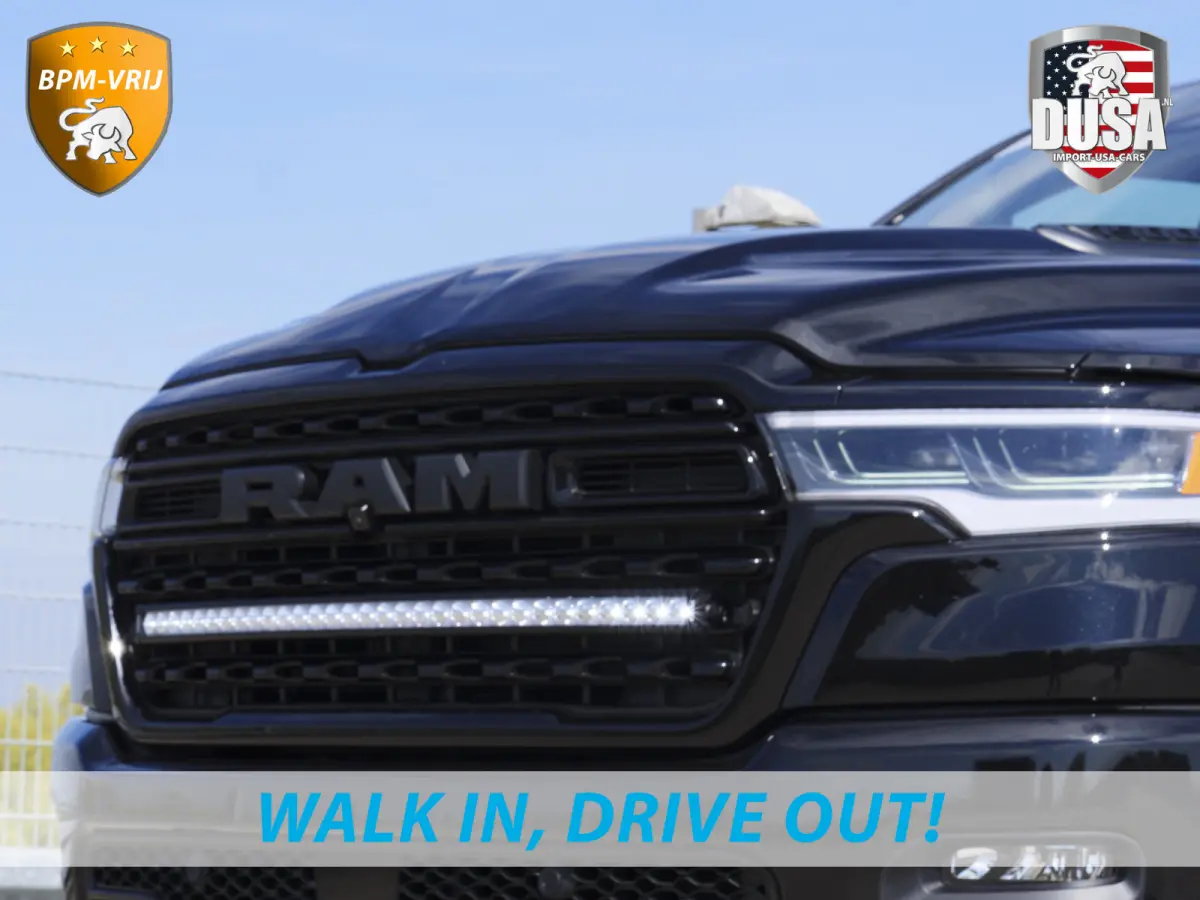 | 1500 | Limited | 3.0L Twin-Turbo I6 | High Output | BPM-VRIJ Passenger Display | 14,4 Touch Screen  | RAMBOX Getoonde accessoires zijn verkrijgbaar tegen meerprijs