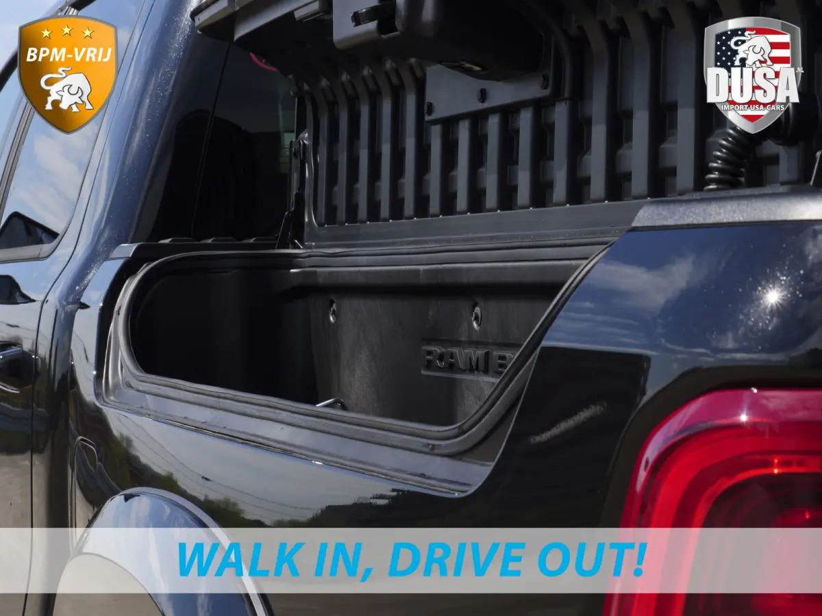 | 1500 | Limited | 3.0L Twin-Turbo I6 | High Output | BPM-VRIJ Passenger Display | 14,4 Touch Screen  | RAMBOX Getoonde accessoires zijn verkrijgbaar tegen meerprijs