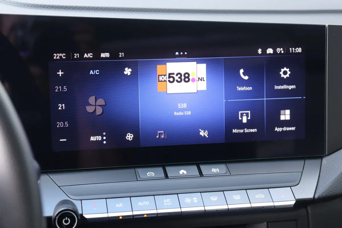 1.2 TURBO 130PK GS-LINE AUTOMAAT / NAVI / HALF-LEDER / CLIMA / LED / PDC / AGR / 17" LMV / CAMERA / KEYLESS / ADAPT. CRUISECONTROL / NIEUWSTAAT !!