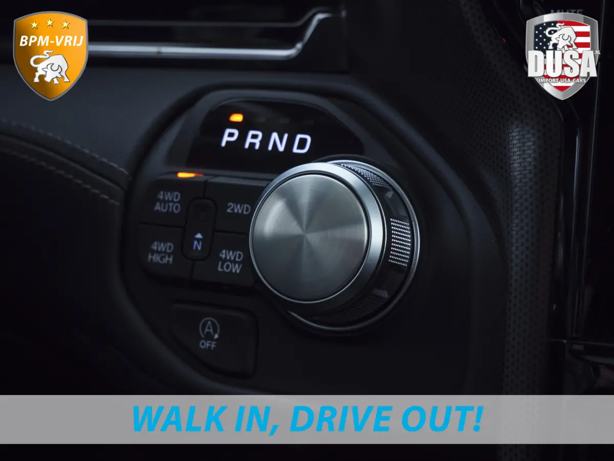 | 1500 | Limited | Night | 3.0L Twin-Turbo I6 | High Output | BPM-VRIJ Passenger Display | 14,4 Touch Screen | Harman Kardon | RAMBOX Getoonde accessoires zijn verkrijgbaar tegen meerprijs