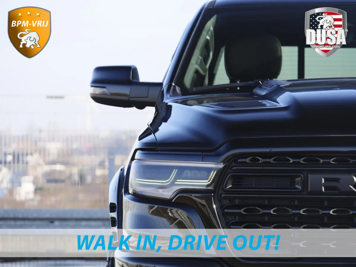 | 1500 | Limited | Night | 3.0L Twin-Turbo I6 | High Output | BPM-VRIJ Passenger Display | 14,4 Touch Screen | Harman Kardon | RAMBOX Getoonde accessoires zijn verkrijgbaar tegen meerprijs