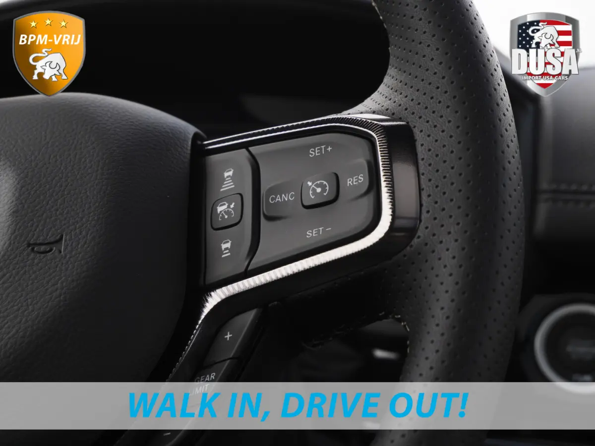 | 1500 | Rebel | Night | 4x4 | Crew Cab | 3.0L Twin-turbo I6 | BPM-VRIJ Pano | Harman Kardon | Leder interieur Getoonde accessoires zijn verkrijgbaar tegen meerprijs