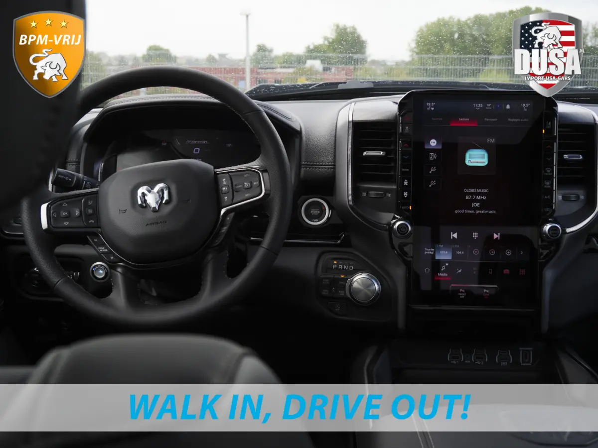 | 1500 | Rebel | Night | 4x4 | Crew Cab | 3.0L Twin-turbo I6 | BPM-VRIJ Pano | Harman Kardon | Leder interieur Getoonde accessoires zijn verkrijgbaar tegen meerprijs