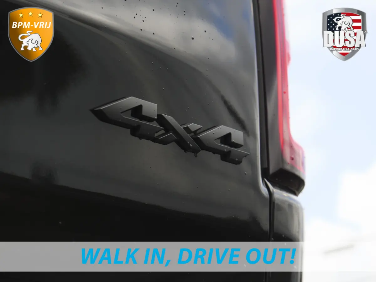 | 1500 | Rebel | Night | 4x4 | Crew Cab | 3.0L Twin-turbo I6 | BPM-VRIJ Pano | Harman Kardon | Leder interieur Getoonde accessoires zijn verkrijgbaar tegen meerprijs