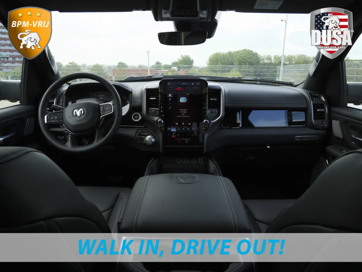 | 1500 | Rebel | Night | 4x4 | Crew Cab | 3.0L Twin-turbo I6 | BPM-VRIJ Pano | Harman Kardon | Leder interieur Getoonde accessoires zijn verkrijgbaar tegen meerprijs