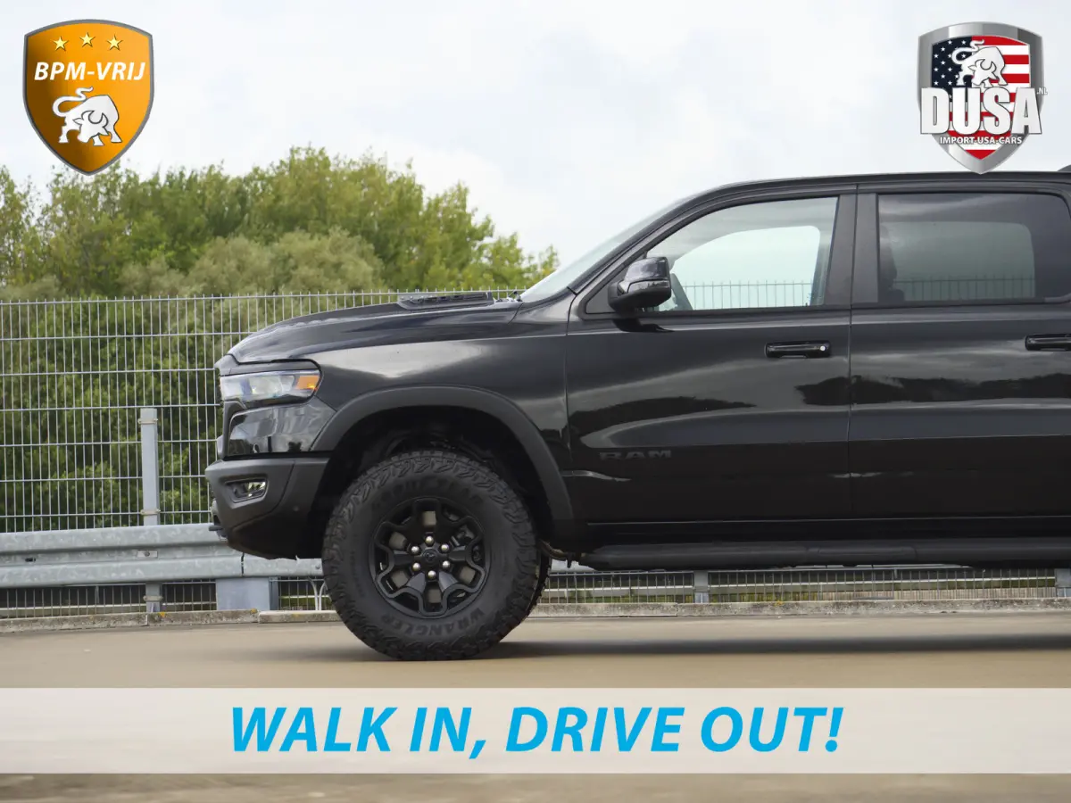 | 1500 | Rebel | Night | 4x4 | Crew Cab | 3.0L Twin-turbo I6 | BPM-VRIJ Pano | Harman Kardon | Leder interieur Getoonde accessoires zijn verkrijgbaar tegen meerprijs