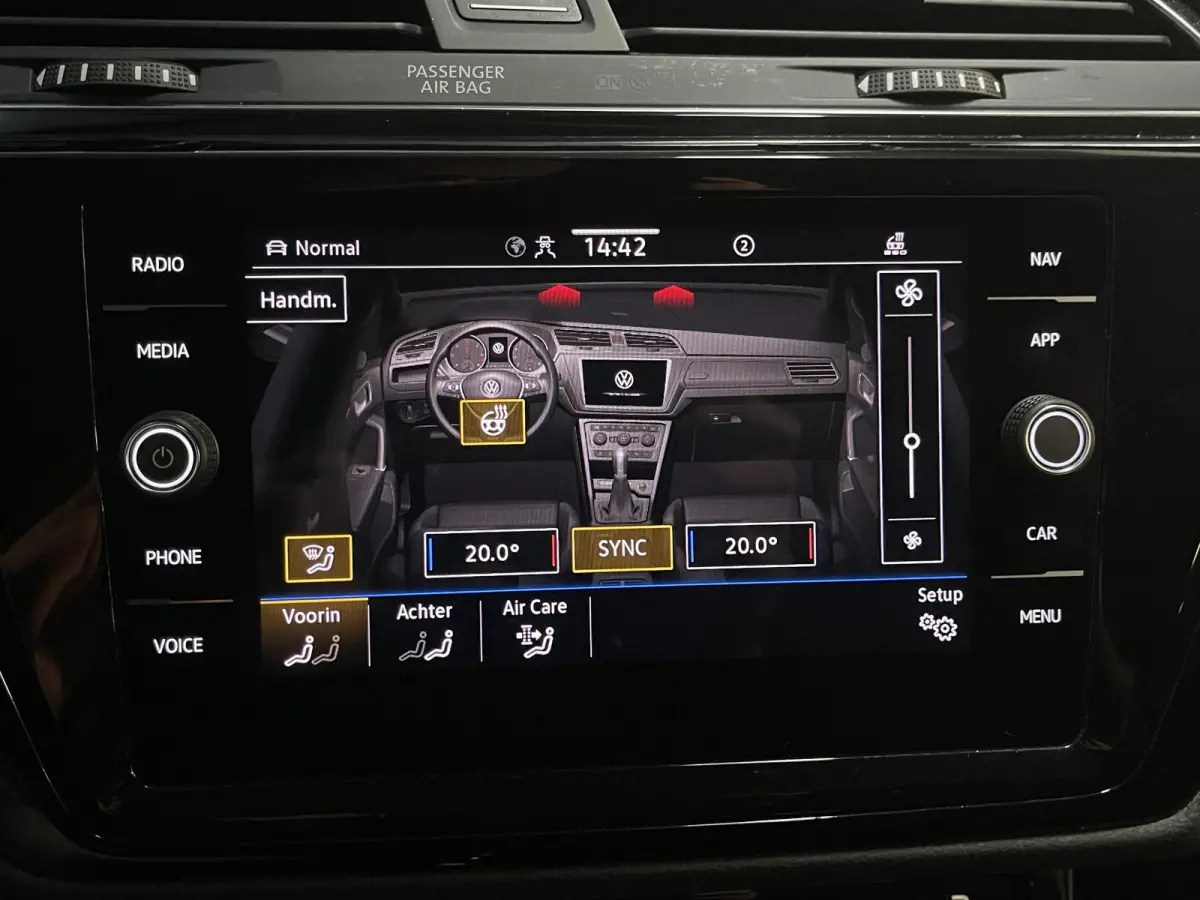 1.5 TSI Highline 7p 16"/Stoel + stuurverwarming + massage/Keyless/Elektrische klep/PDC v+a/Apple Carplay & Android Auto