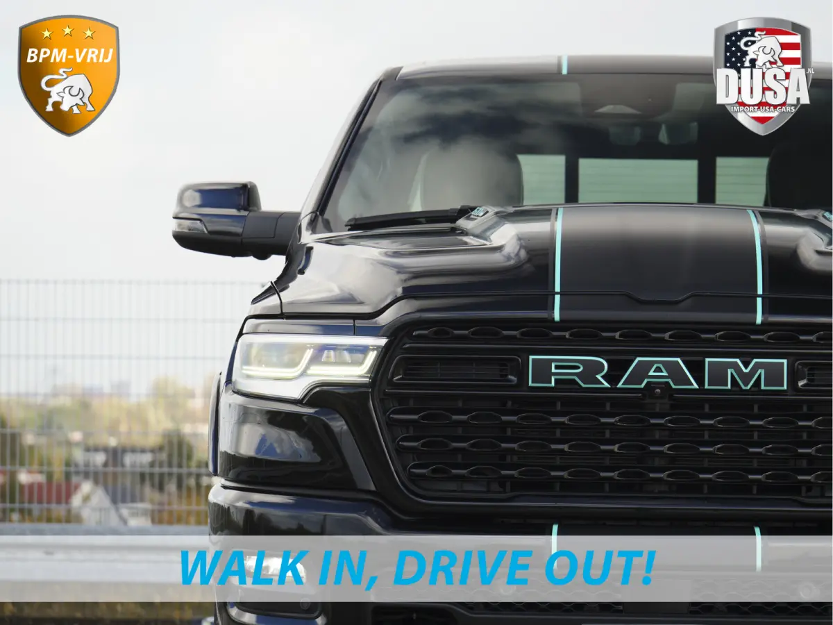 | 1500 | Limited | 3.0L Twin-Turbo I6 | High Output | BPM-VRIJ Passenger Display | 14,4 Touch Screen  | RAMBOX Getoonde accessoires zijn verkrijgbaar tegen meerprijs
