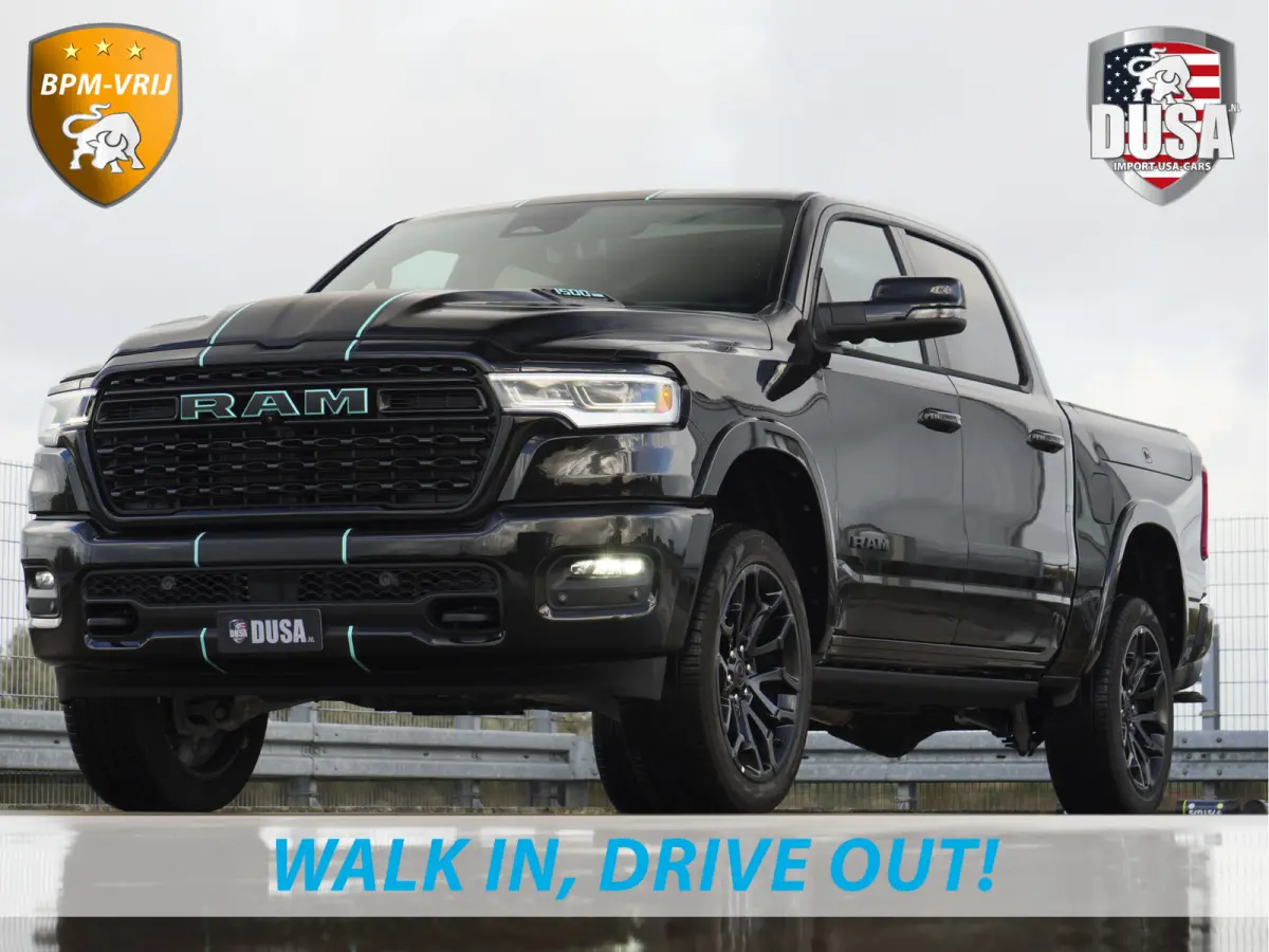 | 1500 | Limited | 3.0L Twin-Turbo I6 | High Output | BPM-VRIJ Passenger Display | 14,4 Touch Screen  | RAMBOX Getoonde accessoires zijn verkrijgbaar tegen meerprijs