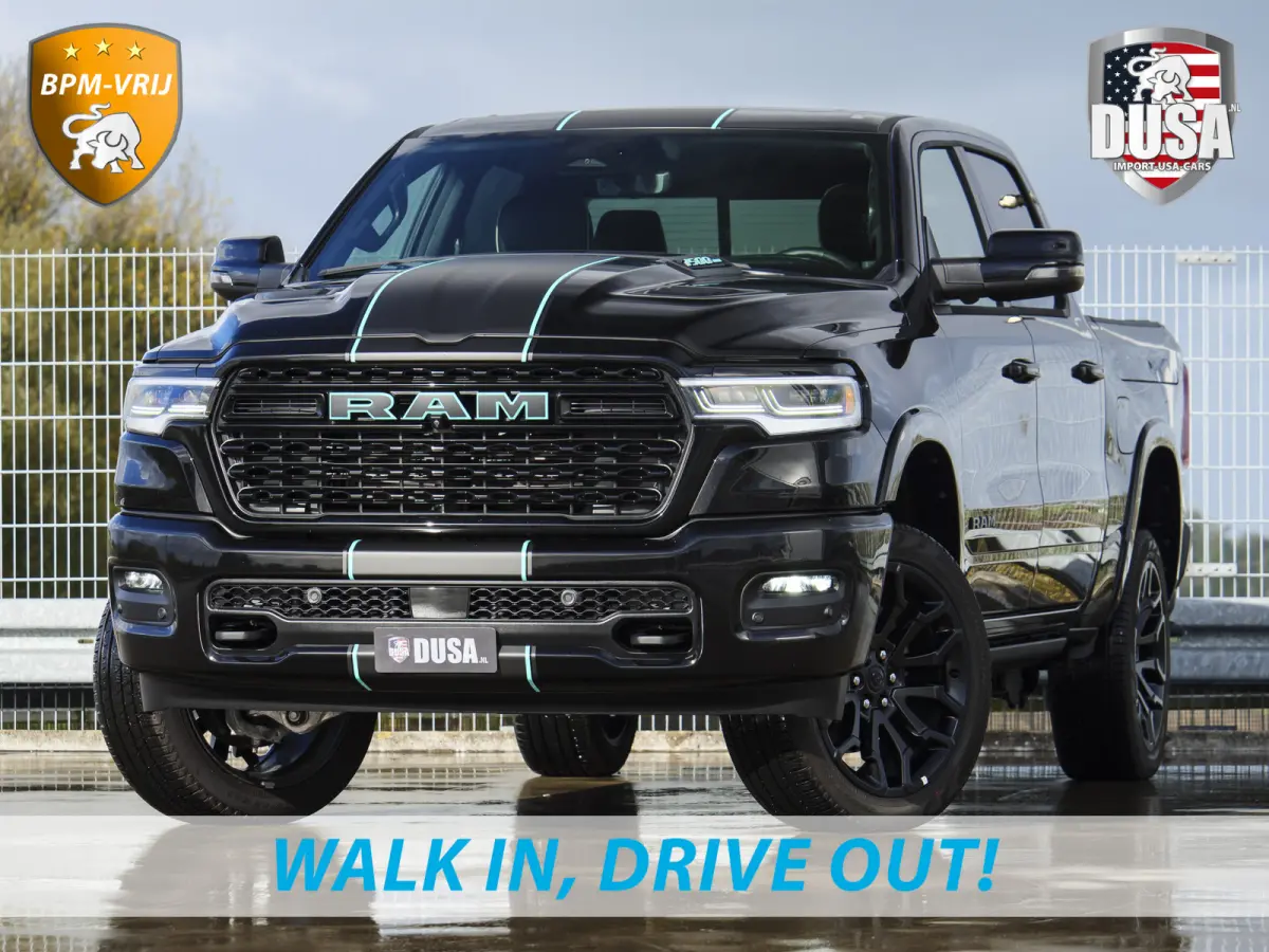 | 1500 | Limited | 3.0L Twin-Turbo I6 | High Output | BPM-VRIJ Passenger Display | 14,4 Touch Screen  | RAMBOX Getoonde accessoires zijn verkrijgbaar tegen meerprijs