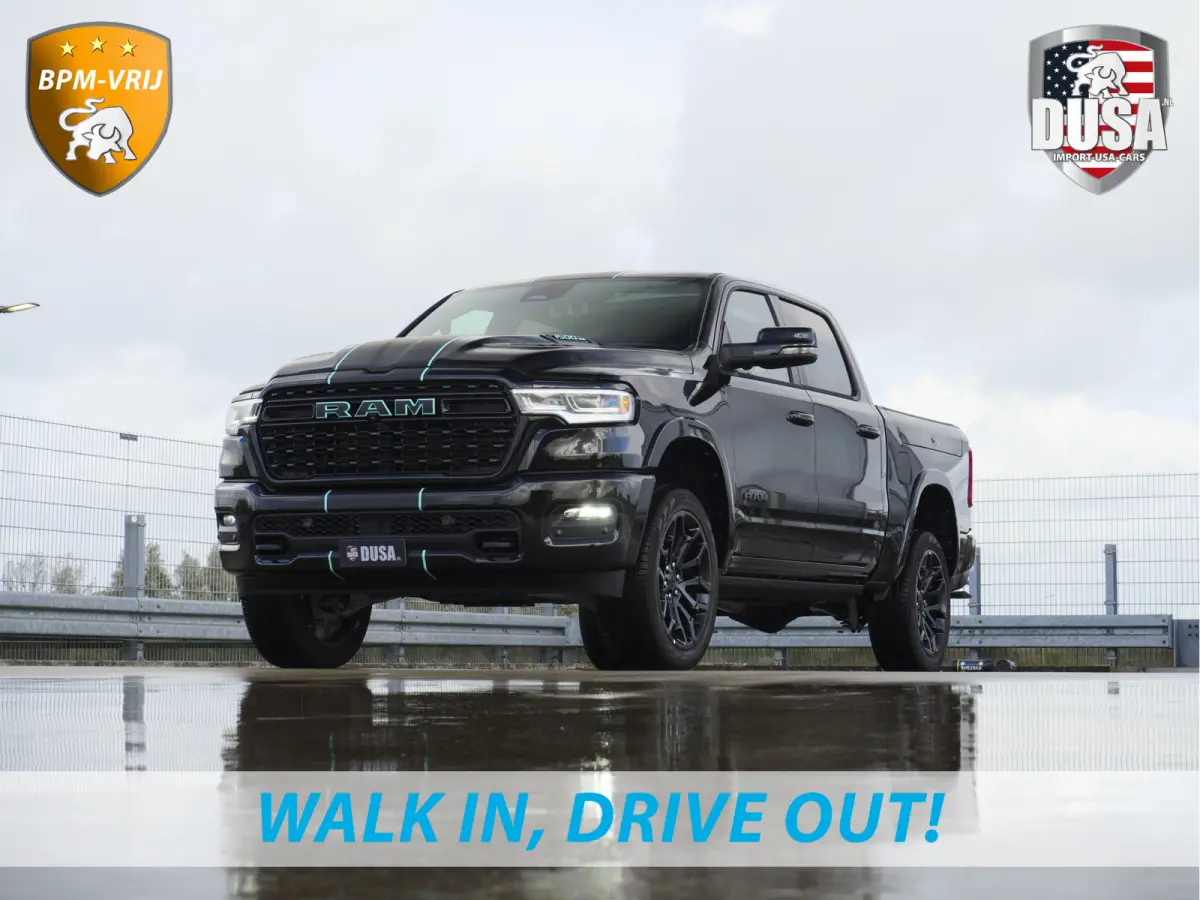 | 1500 | Limited | 3.0L Twin-Turbo I6 | High Output | BPM-VRIJ Passenger Display | 14,4 Touch Screen  | RAMBOX Getoonde accessoires zijn verkrijgbaar tegen meerprijs
